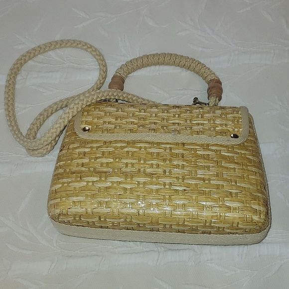 VTG Giulietta Rattan woven bag - Picture 4 of 15